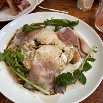 Foreign Cinema - Balsamic egg - Breakfast & Brunch Near Me - San Francisco, California Foreign Cinema - Balsamic egg - Breakfast & Brunch Near Me - San Francisco, California