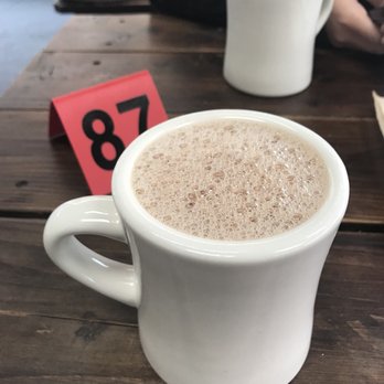 Pine State Biscuits - Hot chocolate outside - Breakfast & Brunch Near Me - Portland, Oregon