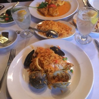 Meson Español - Some of my Paella Valenciana and a Chicken w Lemon Sauce - Spanish Near Me - West New York, New Jersey Meson Español - Some of my Paella Valenciana and a Chicken w Lemon Sauce - Spanish Near Me - West New York, New Jersey