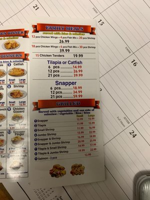 Menu photo 3 Snappers Fish & Chicken Miami, FL Menu photo 3 Snappers Fish & Chicken Miami, FL