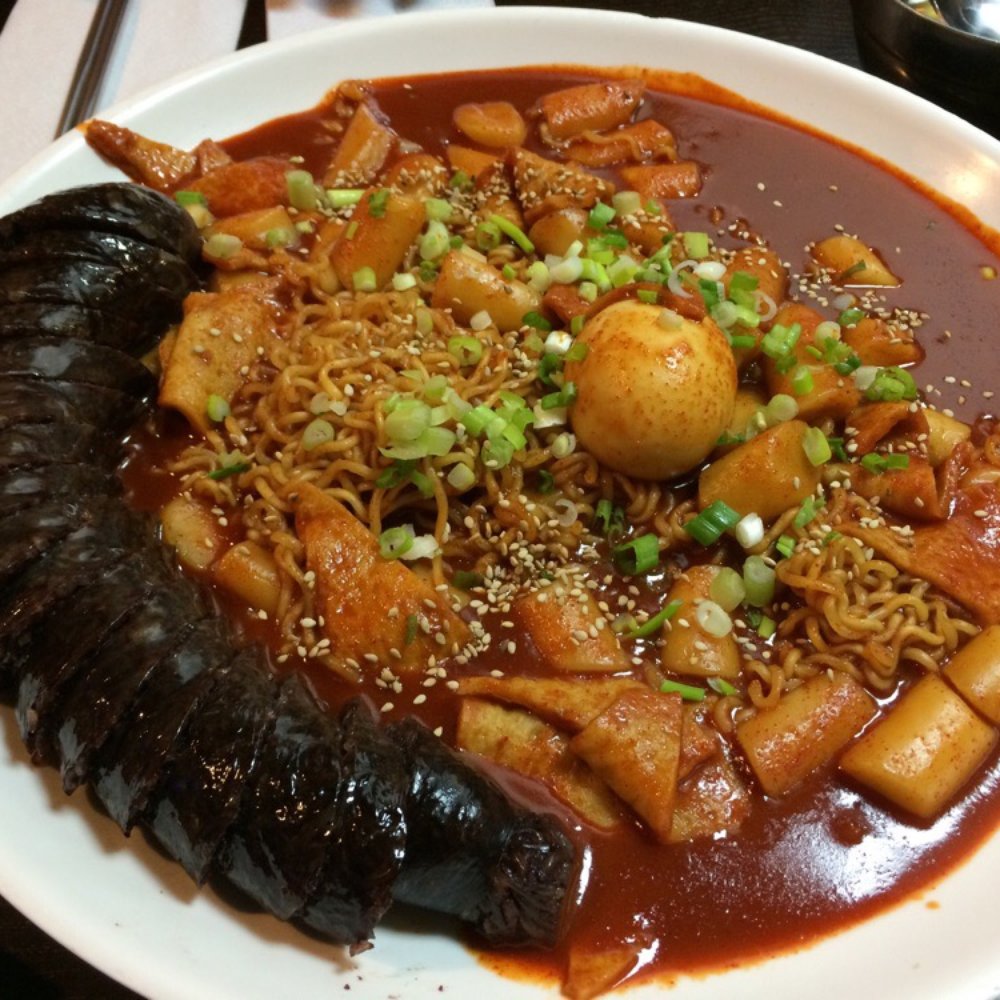 Jjang Restaurant - RaDdukSoon (Ramen noodles, ricecakes and korean sausage) - Korean Near Me - Buena Park, California Jjang Restaurant - RaDdukSoon (Ramen noodles, ricecakes and korean sausage) - Korean Near Me - Buena Park, California