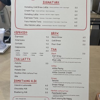 Homeboy Coffee - Menu - Coffee & Tea Near Me - Artesia, California Homeboy Coffee - Menu - Coffee & Tea Near Me - Artesia, California