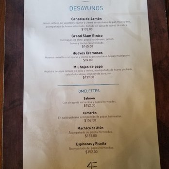 Cuatro Etnias - Breakfast menu - American Near Me - Tijuana, BCN