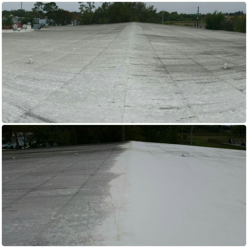 Slide of All American Roof Cleaning