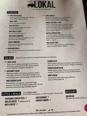 Menu photo 2 The Lokal Mustang Mustang, OK Menu photo 2 The Lokal Mustang Mustang, OK