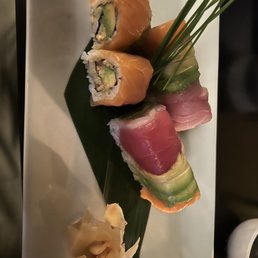 Wasabi roll ...fresh but a little pricey. Felt like a rainbow roll.