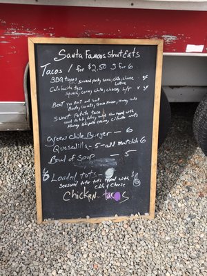 Menu photo 2 Santafamous Street Eats Santa Fe, NM