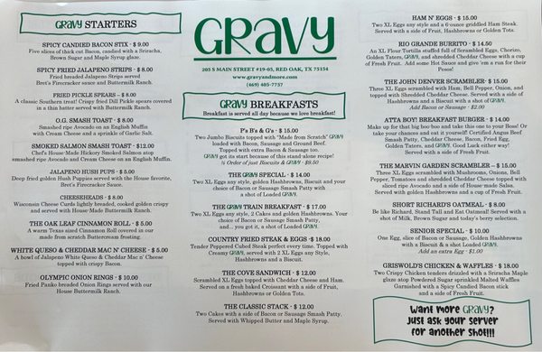 Menu photo 3 Gravy Red Oak, TX