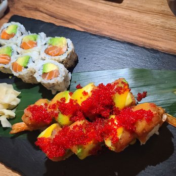Sushi Koji - Paradise roll and avocado salmon roll - Japanese Near Me - Vienna, Virginia Sushi Koji - Paradise roll and avocado salmon roll - Japanese Near Me - Vienna, Virginia