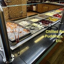 Tsunami Buffet - Chilled salads, puddings, fruits, etc.