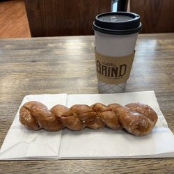 Outfitters Grind - Mocha Breve and Raspberry Doughnut