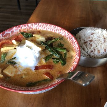 City Thai - My favorite - red curry with tofu, medium spicy. perfection! - Thai Near Me - Portland, Oregon City Thai - My favorite - red curry with tofu, medium spicy. perfection! - Thai Near Me - Portland, Oregon