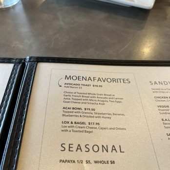 Moena Café - Menu - Cafes Near Me - Honolulu, Hawaii Moena Café - Menu - Cafes Near Me - Honolulu, Hawaii