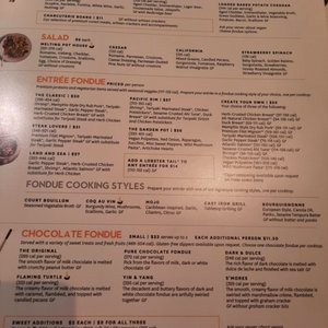 Photo of The Melting Pot - Buffalo, NY, United States. Menu