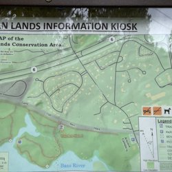 Indian Lands Conservation Area - Map of trails