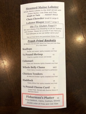 Menu photo 4 Lobster Cooker Freeport, ME
