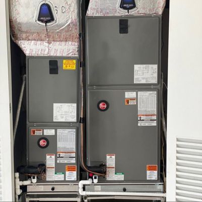 Complete AC Replacement - Full HVAC system installation completed for a residential home in South Florida. We installed a high-efficiency condenser and air handler, ensuring proper airflow, electrical connections, and code-compliant setup. System was tested for optimal performance, cooling efficiency, and reliability. Customer now has improved comfort, better energy efficiency, and peace of mind with a professionally installed system. Complete AC Replacement - Full HVAC system installation completed for a residential home in South Florida. We installed a high-efficiency condenser and air handler, ensuring proper airflow, electrical connections, and code-compliant setup. System was tested for optimal performance, cooling efficiency, and reliability. Customer now has improved comfort, better energy efficiency, and peace of mind with a professionally installed system.
