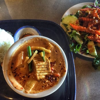 Yupha's Thai Kitchen - Delicious tofu red curry and scrumptious salad - Thai Near Me - Tempe, Arizona Yupha's Thai Kitchen - Delicious tofu red curry and scrumptious salad - Thai Near Me - Tempe, Arizona