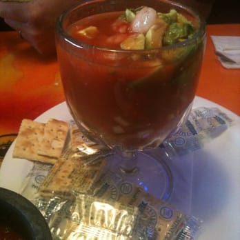 El Tapatio - Shrimp cocktail. Listed in the seafood section. - Mexican Near Me - Gainesville, Texas El Tapatio - Shrimp cocktail. Listed in the seafood section. - Mexican Near Me - Gainesville, Texas