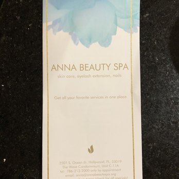 Anna Beauty Spa - Price booklet - Skin Care Near Me - Hollywood, Florida Anna Beauty Spa - Price booklet - Skin Care Near Me - Hollywood, Florida