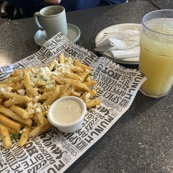 Sam's Pita and Kabab - MY FAVORITES Garlic Feta Fries  Homemade Mint Lemonade - Middle Eastern Near Me - Riverside, California
