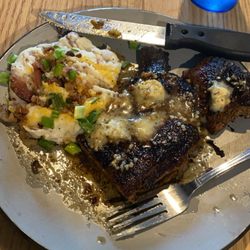 Lake City Tap House - New York strip with loaded mashed potatoes