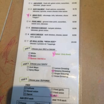 Up Roll Cafe - Honolulu - Your choice of a bowl or roll with whatever toppings and fillings you want - Sushi Bars Near Me - Honolulu, Hawaii Up Roll Cafe - Honolulu - Your choice of a bowl or roll with whatever toppings and fillings you want - Sushi Bars Near Me - Honolulu, Hawaii