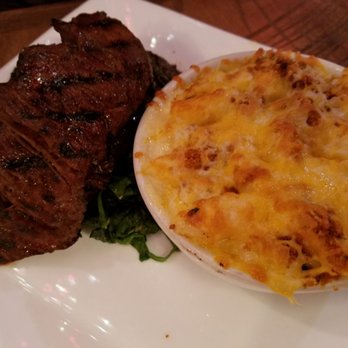 JT's Cafe - Skirt steak, mac n cheese, spinach $23. Husband said it was perfect and would get again! - Breakfast & Brunch Near Me - Blue Point, New York JT's Cafe - Skirt steak, mac n cheese, spinach $23. Husband said it was perfect and would get again! - Breakfast & Brunch Near Me - Blue Point, New York