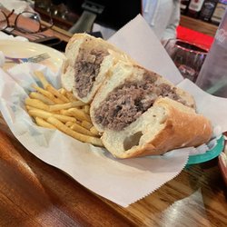 The Nest Bar and Grille - Regular cheese steak delicious!