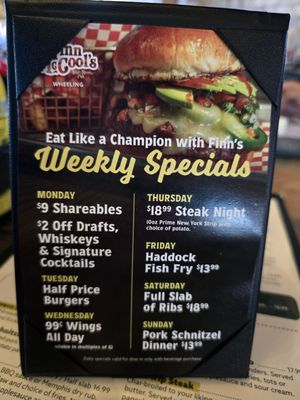 Menu photo 3 Finn McCool’s Irish Sports Pub Wheeling, IL Menu photo 3 Finn McCool’s Irish Sports Pub Wheeling, IL