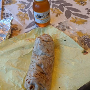 Taqueria Silva - Burrito - Pastor, everything in it that's normally included, added sour cream for 60 cents extra, said no to cheese. - Food Trucks Near Me - Nipomo, California