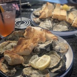 Pirogue's Whiskey Bayou - 2 Dz chargrilled Oysters