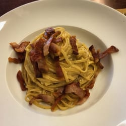 Rive Grande - Linguine alla carbonara...deliziose!!