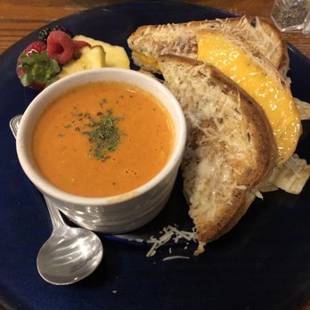 The Rhubarb House - Grilled cheese and red pepper crab soup - Burgers Near Me - Hagerstown, Maryland The Rhubarb House - Grilled cheese and red pepper crab soup - Burgers Near Me - Hagerstown, Maryland
