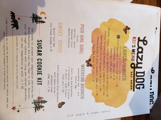 Menu photo 5 Lazy Dog Restaurant & Bar Northbrook, IL