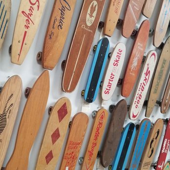 Urban Americana - Skateboard wall at Urban Americana - Antiques Near Me - Long Beach, California Urban Americana - Skateboard wall at Urban Americana - Antiques Near Me - Long Beach, California