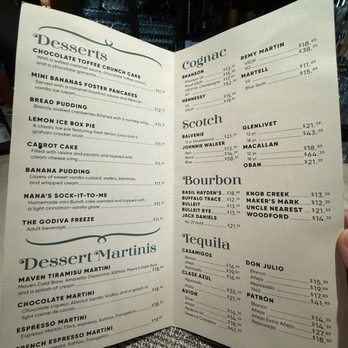 Grace's - Dessert menu - American Near Me - Houston, Texas Grace's - Dessert menu - American Near Me - Houston, Texas