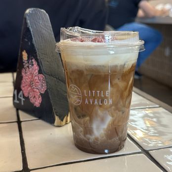 Little Avalon - Tres Leche Latte with dark chocolate - Cafes Near Me - Las Vegas, Nevada Little Avalon - Tres Leche Latte with dark chocolate - Cafes Near Me - Las Vegas, Nevada