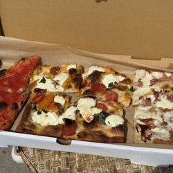 Forno Tony - Pizza -- classic tomato, prosciutto, and veggie with mozzarella.