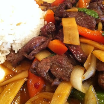 Neecha Thai - Close-up of Nua Pad Prik - Thai Near Me - Oakland, California