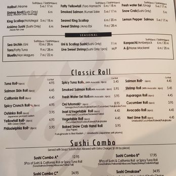 Oni Sushi - Menu - Sushi Bars Near Me - Claremont, California Oni Sushi - Menu - Sushi Bars Near Me - Claremont, California