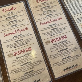 FishBar - Menu - Seafood Near Me - Manhattan Beach, California