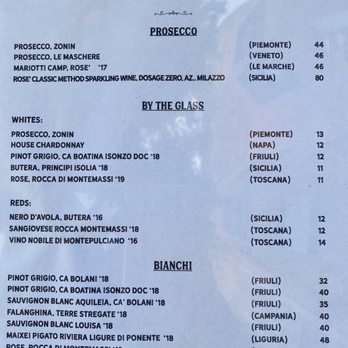 Serafina - Wine menu - Italian Near Me - San Francisco, California Serafina - Wine menu - Italian Near Me - San Francisco, California