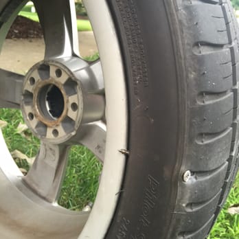 Discount Tire - 5" screw through my tire while on vacation visiting family! - Tires Near Me - Cary, North Carolina Discount Tire - 5" screw through my tire while on vacation visiting family! - Tires Near Me - Cary, North Carolina