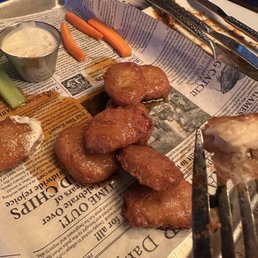 McDonalds Chicken Nuggets tossed in sauce called "Boneless Wings" McDonalds Chicken Nuggets tossed in sauce called "Boneless Wings"