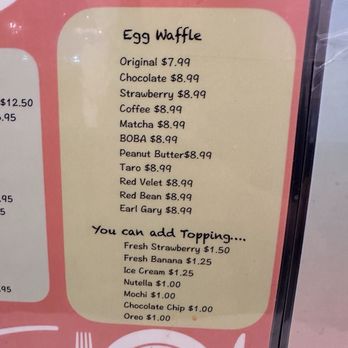 Sugar Fix Boba cafe - egg waffle - Juice Bars & Smoothies Near Me - Los Angeles, California