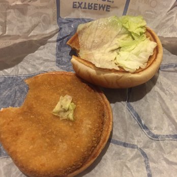 Jack in the Box - Chicken sandwich. Cheap on the lettuce. - Tacos Near Me - Victorville, California Jack in the Box - Chicken sandwich. Cheap on the lettuce. - Tacos Near Me - Victorville, California