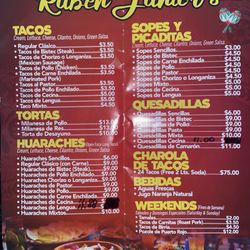 Ruben Jrs Supermarket & Deli - Update menu with prices
