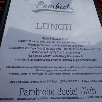 Pambiche - Ese cubano!!! - Cuban Near Me - Portland, Oregon Pambiche - Ese cubano!!! - Cuban Near Me - Portland, Oregon