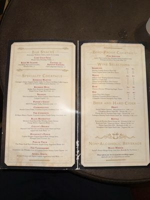 Menu photo 5 AbracadaBar Orlando, FL